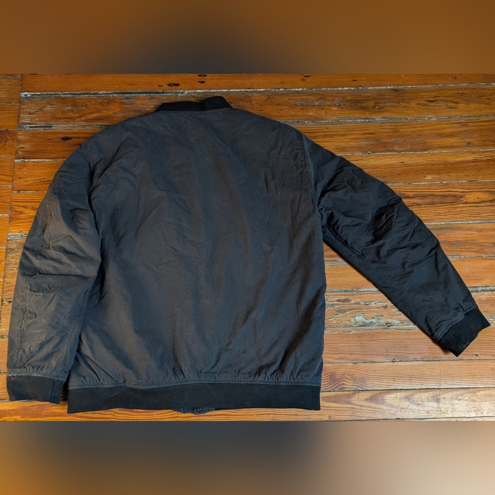 Men's Thursday Boot Company Black Bomber Jacket XXL 2XL - Picture 5 of 10
